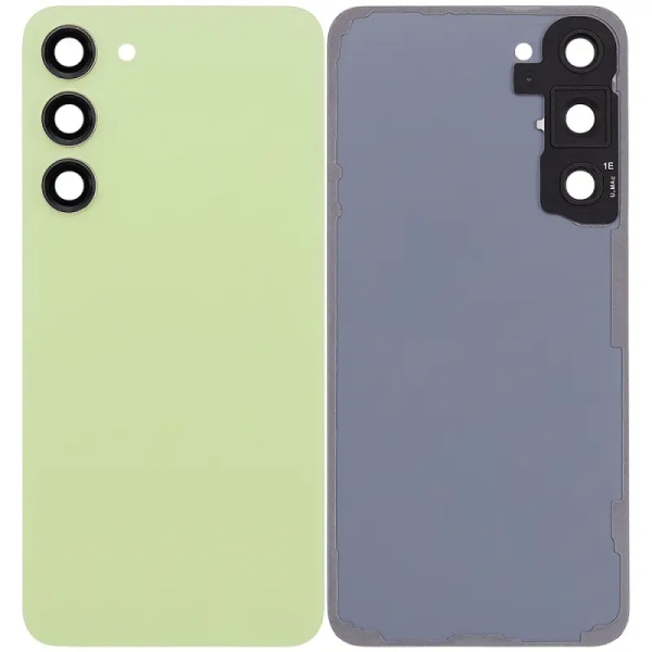 For Samsung Galaxy S23 Plus SM-S916 Back Cover With Adhesive & Camera Lens - Lime (No Logo)