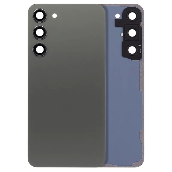 For Samsung Galaxy S23 Plus SM-S916 Back Cover With Adhesive & Camera Lens- Green (No Logo)