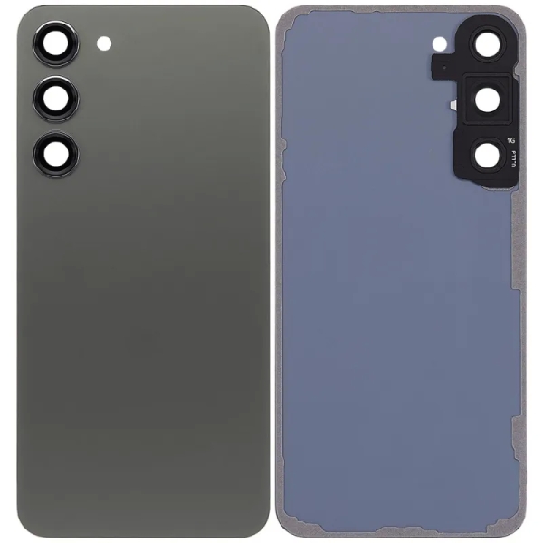 For Samsung Galaxy S23 Plus SM-S916 Back Cover With Adhesive & Camera Lens- Green (No Logo)