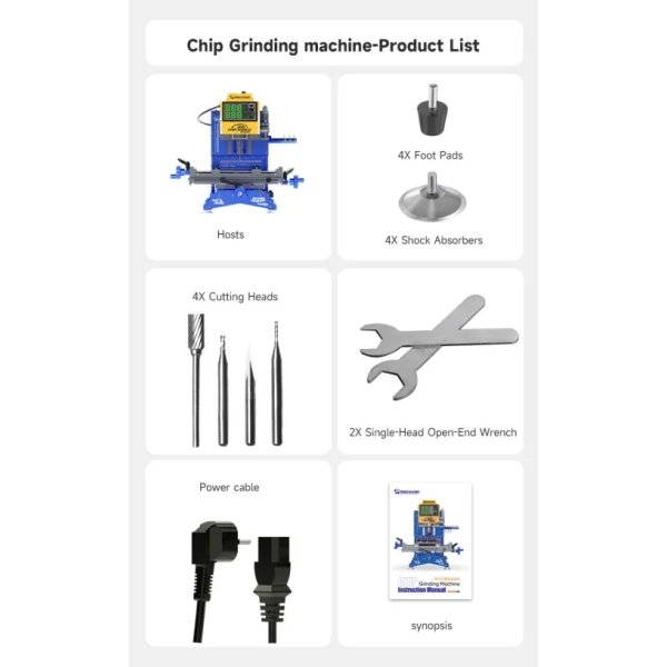 MECHANIC 3D-CM20S Three-axis Linkage Precision Chip Grinder Machine