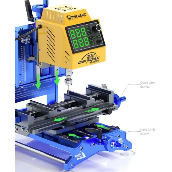 MECHANIC 3D-CM20S Three-axis Linkage Precision Chip Grinder Machine