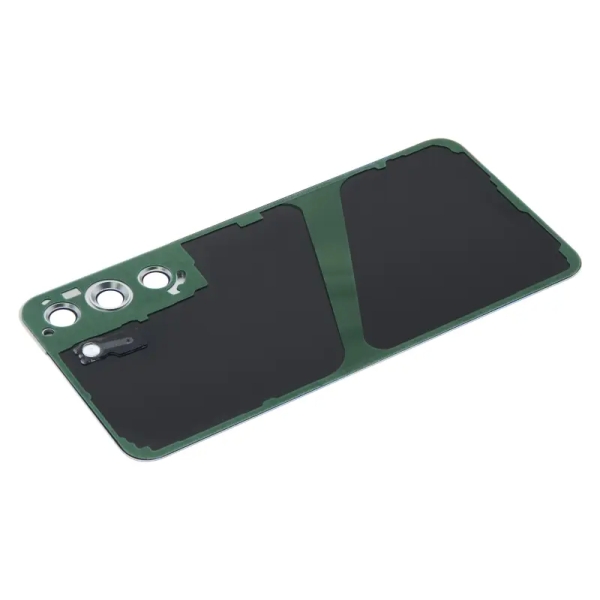 For Samsung Galaxy S22 SM-S901 Back Cover Glass With Camera Lens (No Logo)- Sky Blue