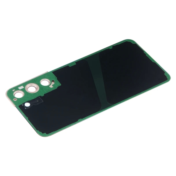 For Samsung Galaxy S22 SM-S901 Back Cover Glass With Camera Lens (No Logo)- Pink Gold