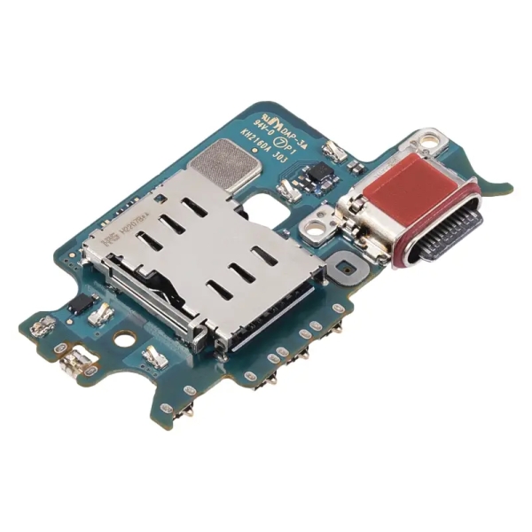 For Samsung Galaxy S22 Charging Port Board With Sim Card Reader (S9010) (Dual Sim Version)