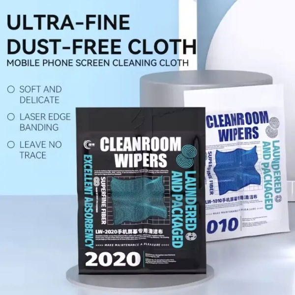 Luowei Dust-free Microfiber Industrial Wiping Cloth 400pcs