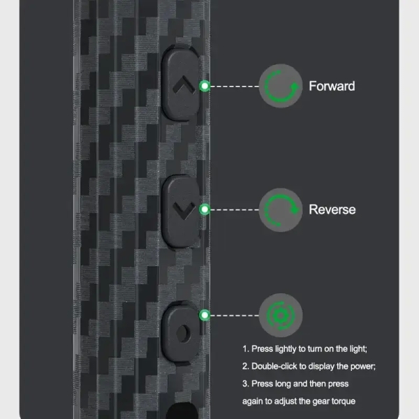 RELIFE E1 Carbon Fiber Electric Torque Screwdriver Set