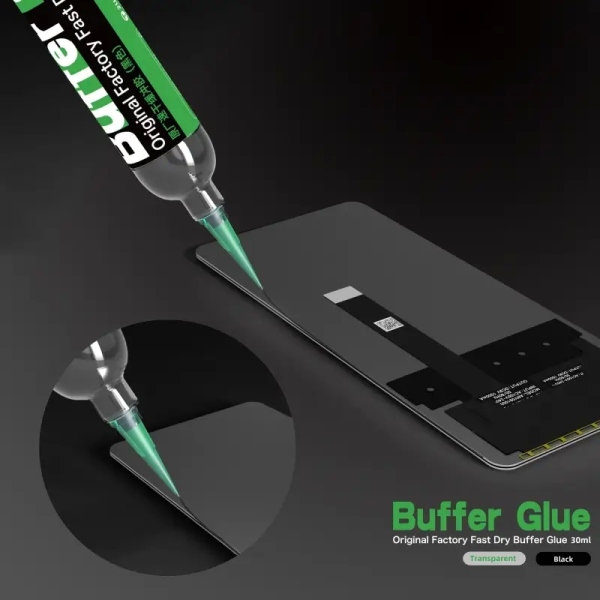 2UUL Original Factory Fast Dry Buffer Glue (30ml) (Black)