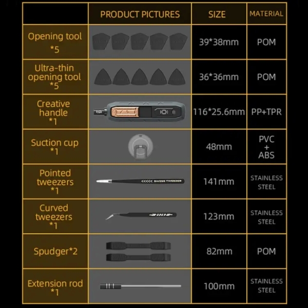 JAKEMY JM-8192 180 IN 1 Precision Screwdriver Repair Tool Kit
