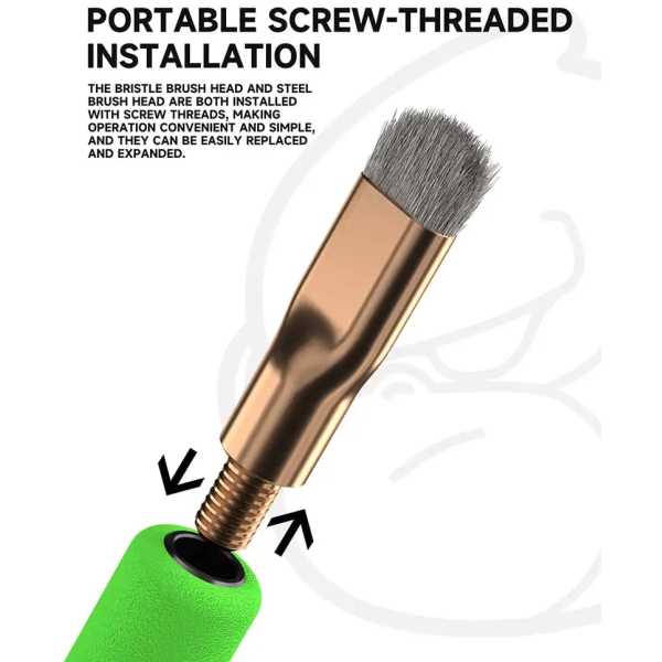 Luowei LW-BR01 Motherboard IC Chip Solder Pad Glue Removal Cleaning Brush Set