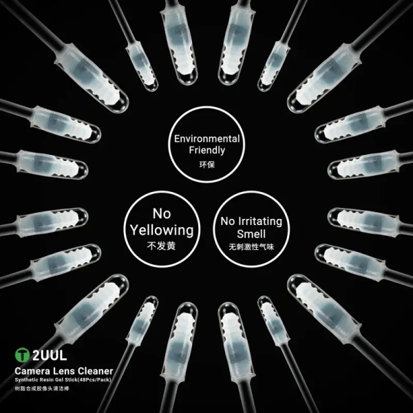 (48 Pack) 2UUL Camera Lens Cleaner Synthetic Resin Gel Stick (CL21)