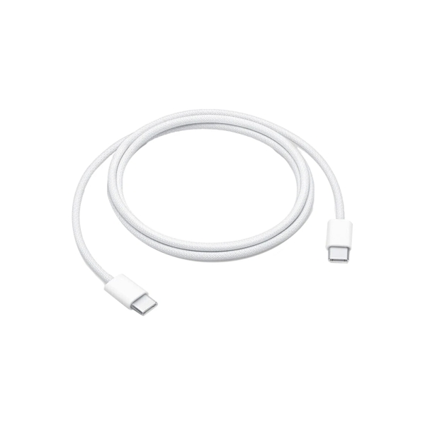 60W USB-C To C Braided Charge Cable (1m) For IPhone / IPad