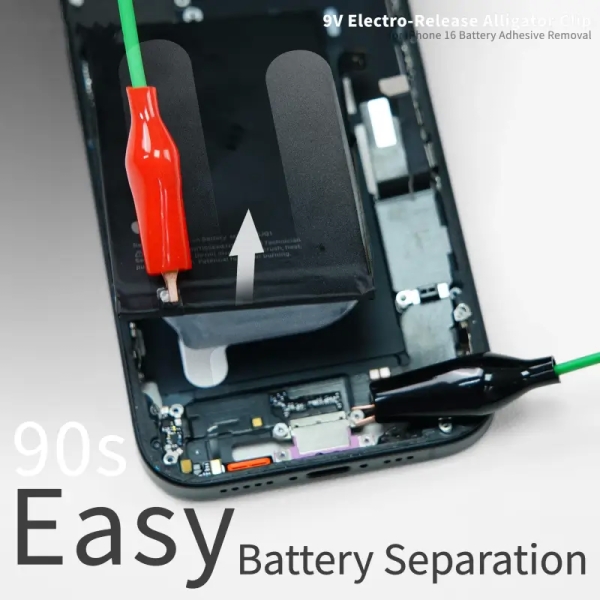 2UUL PW03 9V Electro-Release Alligator Clip