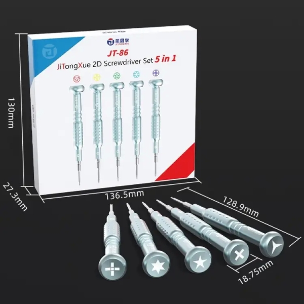 JTX JT-86 Jitongxue 2D Screwdriver Set 5 in 1
