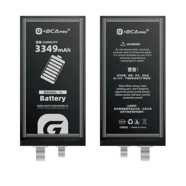 G+OCA Pro Original Data Battery Cell For IPhone 15 (3349mAh)