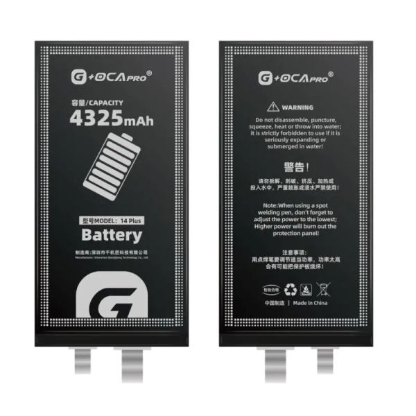 G+OCA Pro Original Data Battery Cell For IPhone 14 Plus (4325mAh)