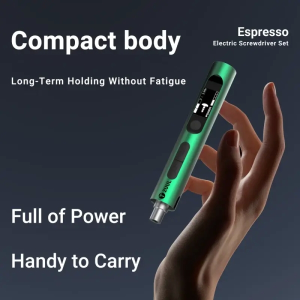 2UUL SD11 Espresso Electric Screwdriver Set Designed for Phone Repair