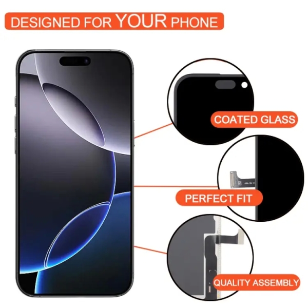 Soft OLED Screen Assembly For iPhone 14 Pro- Remove IC/ DD