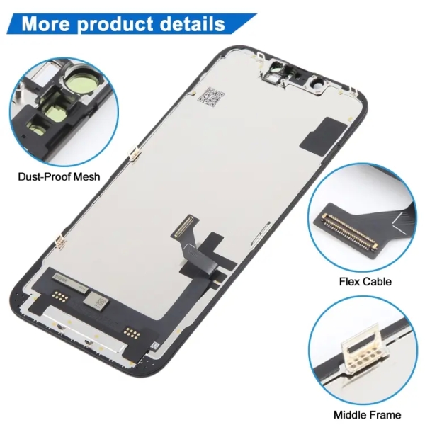 JK Incell LCD Screen Assembly For IPhone 14 - Remove IC