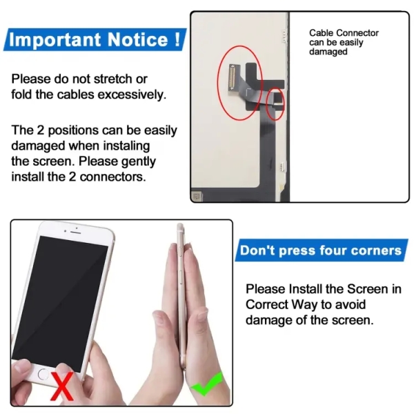 JK Incell LCD Screen Assembly For IPhone 14 Plus - Remove IC
