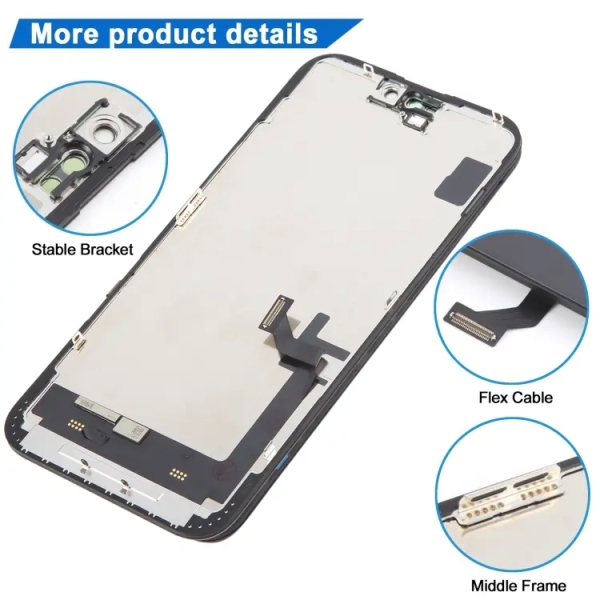 LCD Display Touch For IPhone 15 Plus - Remove IC / FHD JK (Incell)