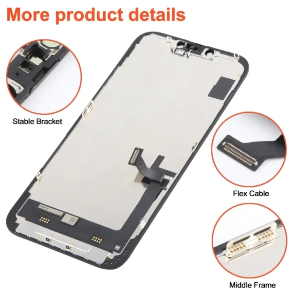Soft OLED Screen Assembly For iPhone 14 Plus- Remove IC/ RJ