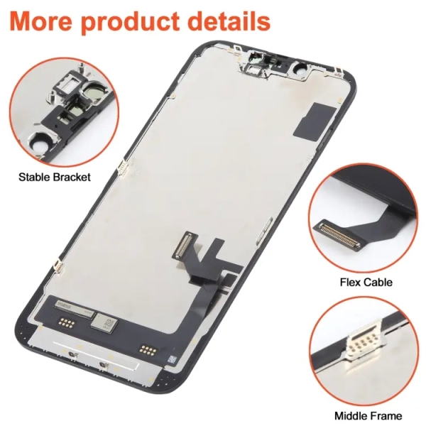 RJ Incell LCD Screen Assembly For IPhone 14 - Remove IC