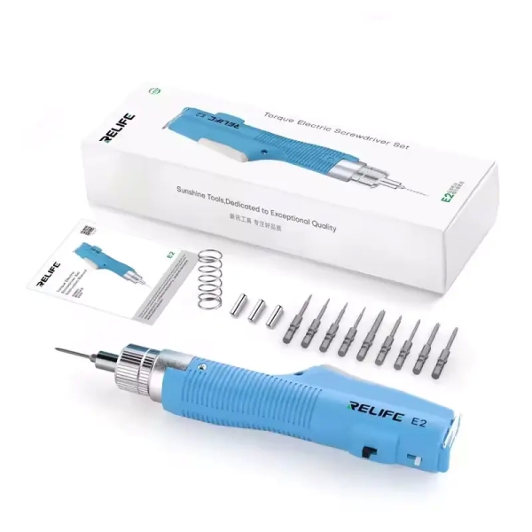 Relife E2 Multi-speed Adjustable Torque Electric Screwdriver Set