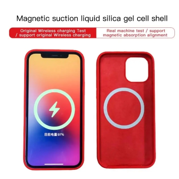For iPhone 16 Liquid Silicone Full Coverage MagSafe Phone Case(White)