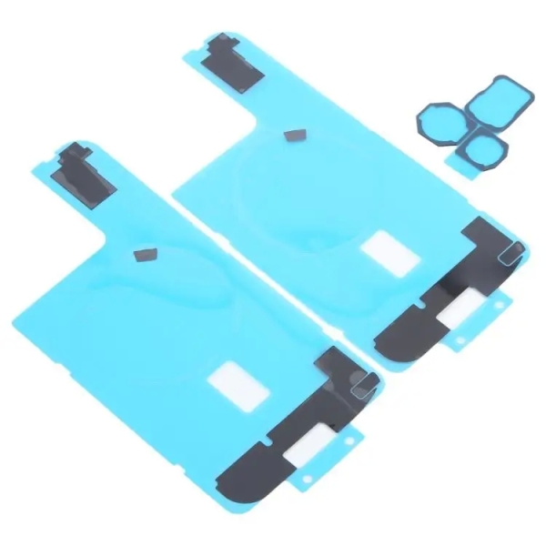 Back Cover Heat Sink Black Sticker with Back Camera Sponge Pads for iPhone 16 Pro Max (10pcs)