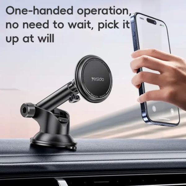 Yesido C269 Car Center Console MagSafe Magnetic Bracket Phone Holder(Black)
