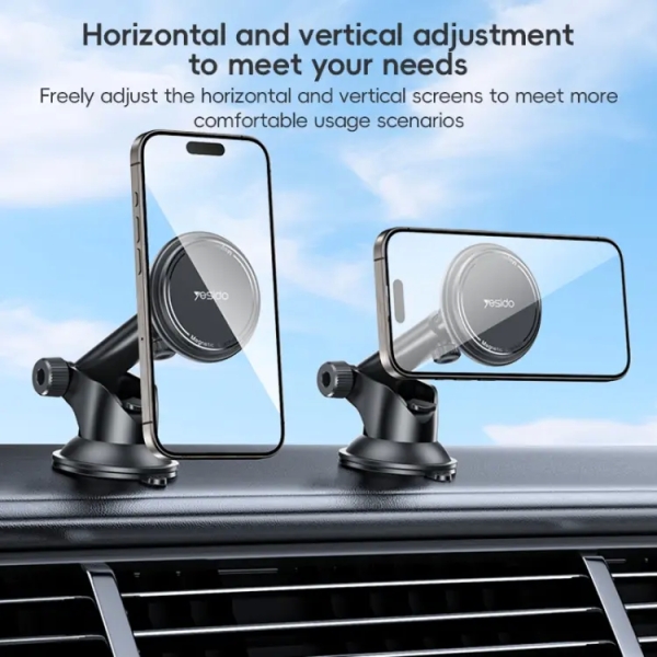 Yesido C269 Car Center Console MagSafe Magnetic Bracket Phone Holder(Black)
