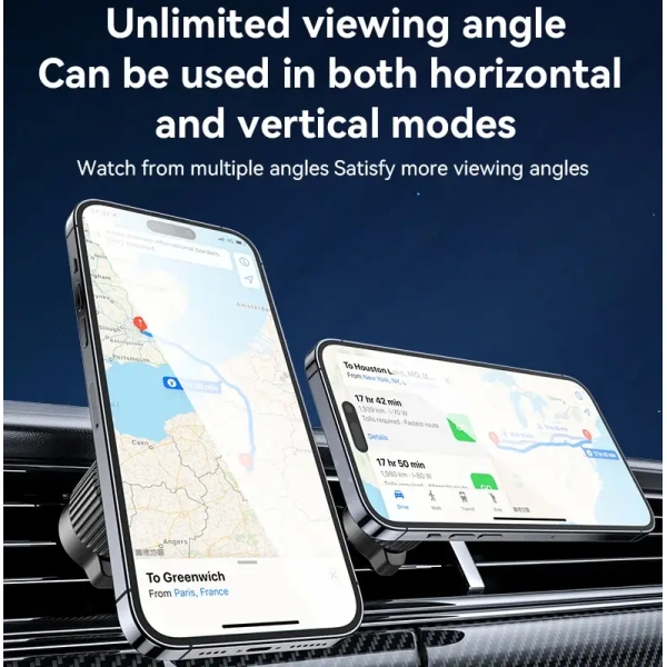 Yesido C252 Car Vent Rotatable Hook Clip Magnetic Bracket Phone Holder(Black)