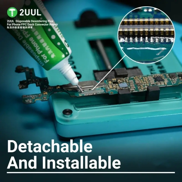 2UUL SC97 Disposable Desoldering Flux for Phone FPC Dock Connector Repair 15ml