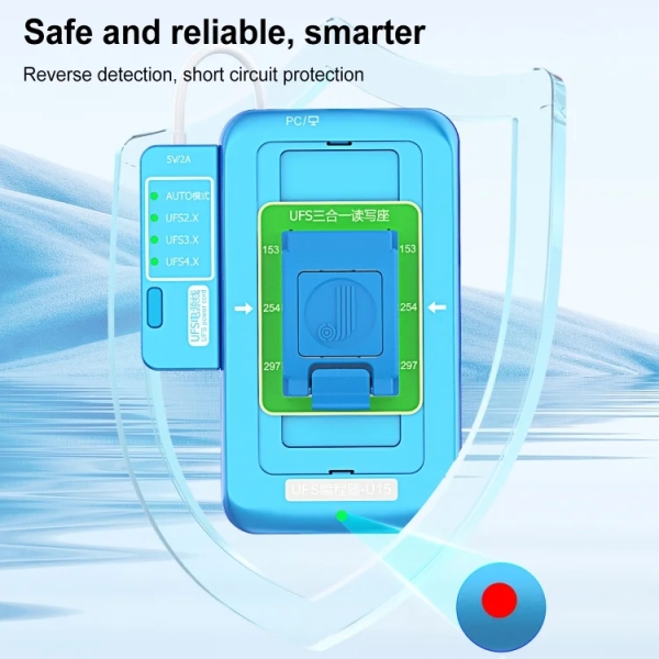 JCID U15 UFS Nand Read / Write Programmer For Android (BGA153/ BGA 254 / BGA 297)