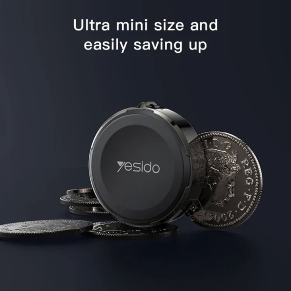Yesido DS18 For Apple Watch Zinc Alloy Watch Charger Mini Strong Magnetic Wireless Charging(Black)