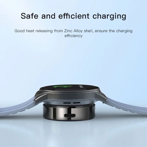 Yesido DS19 For Samsung Smart Watch Portable Charger Dual Input Port Magnetic Wireless Charger(Black)