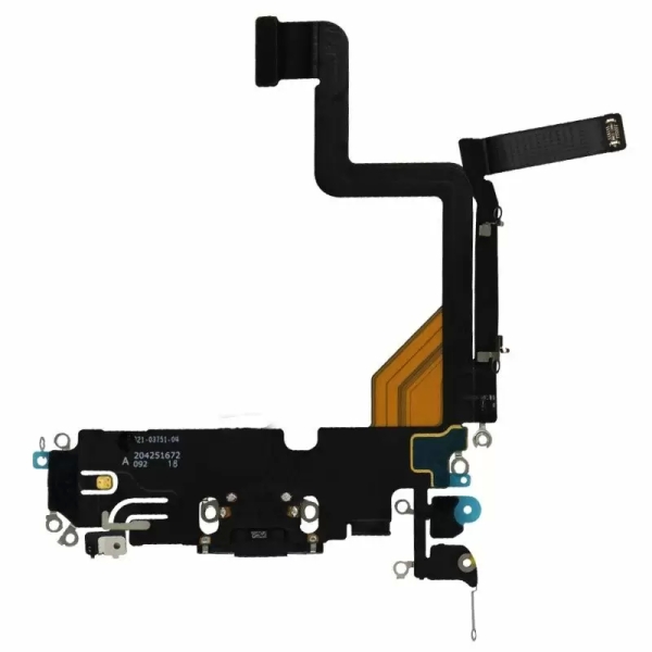 Charging Port Flex Cable For iPhone 14 Pro- Space Black
