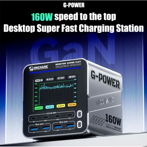 Mechanic G-POWER 160W Desktop Fast Charging Station