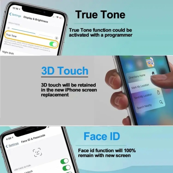 Soft OLED Screen Assembly For iPhone 15 Plus- Remove IC/ RJ