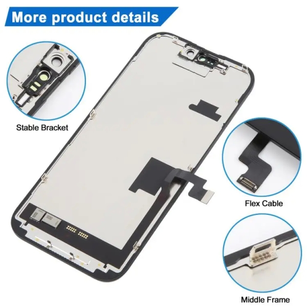 HD Incell LCD Screen Assembly For IPhone 16 Pro