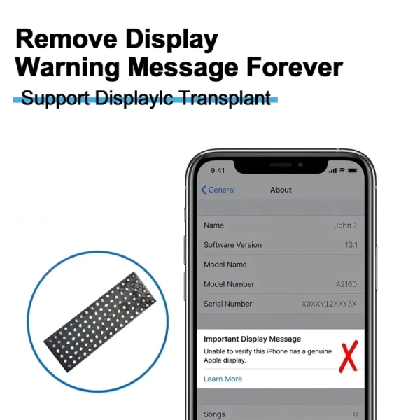 JK Soft OLED Screen Assembly For iPhone 13- Remove IC