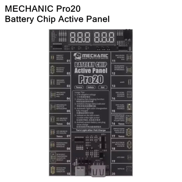 Mechanic Pro20 Battery Activation Small Board for Android