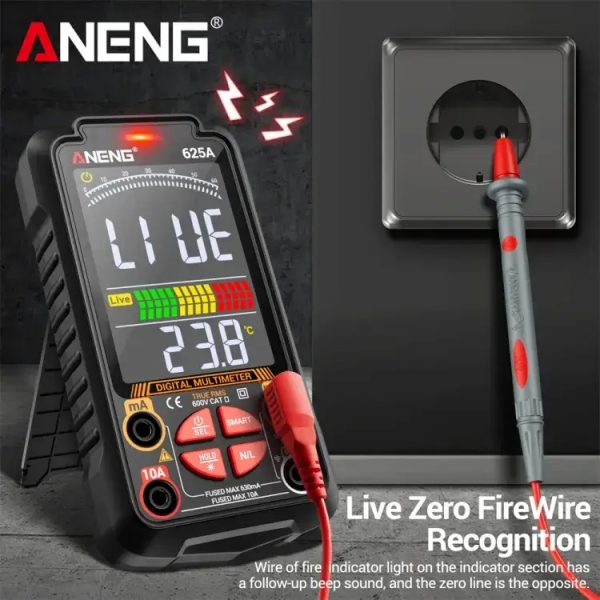 Aneng 625A Rechargeable Intelligent Digital Multimeter
