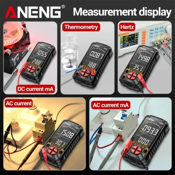 Aneng 625A Rechargeable Intelligent Digital Multimeter