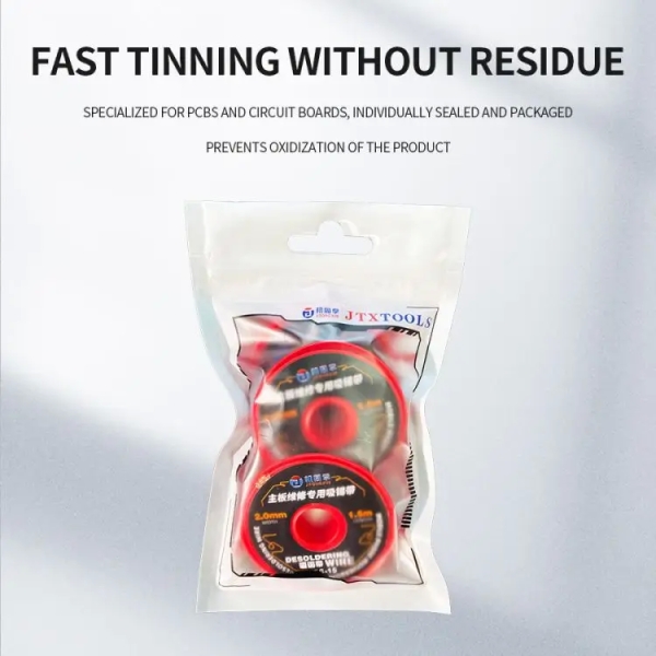 JTX FS-15 1.5M 2.0mm Super Desoldering Wire (3Pcs)