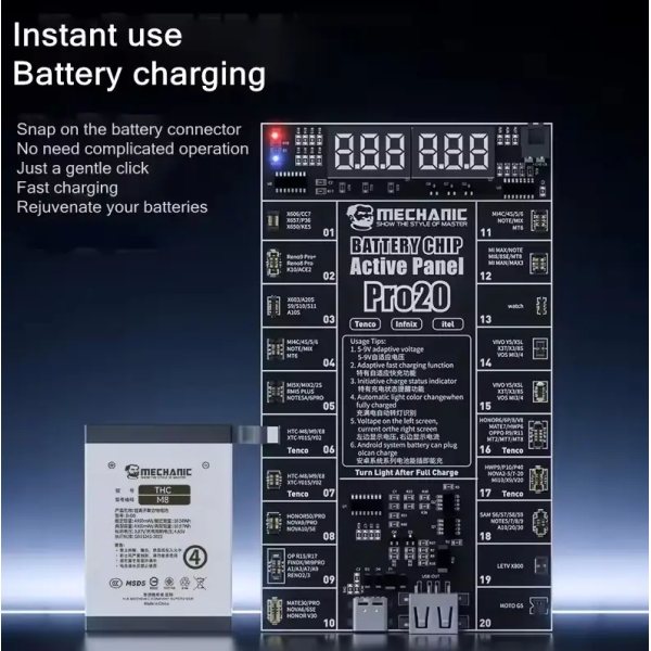 Mechanic Pro20 Battery Activation Small Board for Android