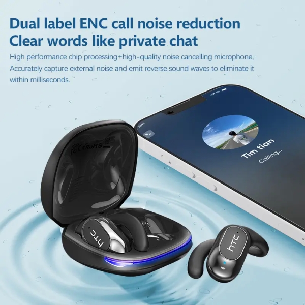 HTC NE17 Bluetooth 6.0 No Sensory Delay Wireless Earphones