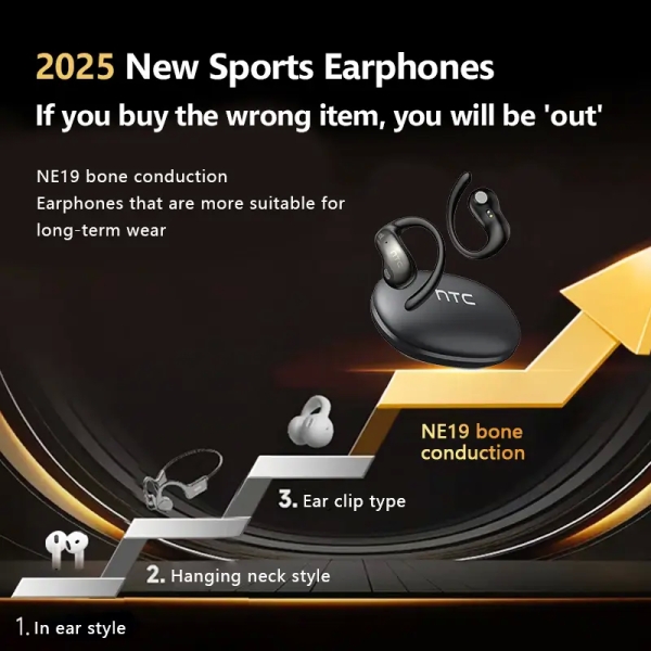 HTC NE19 OWS Bluetooth 6.0 Earphone