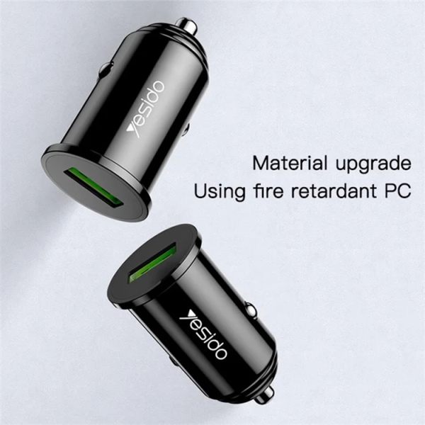 Yesido Y38 QC3.0/QC2.0/FCP/AFC USB Fast Charging Power Adapter Phone Car Charger