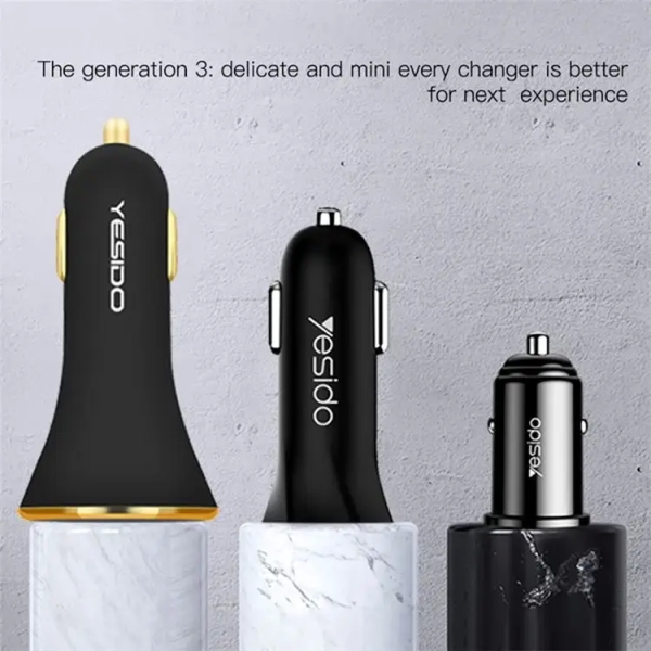 Yesido Y38 QC3.0/QC2.0/FCP/AFC USB Fast Charging Power Adapter Phone Car Charger